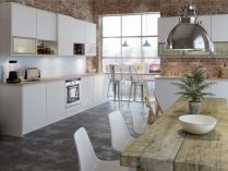 Cocina loft escandinava