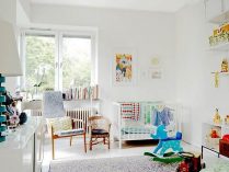 Divertida habitación infantil de estilo nórdico